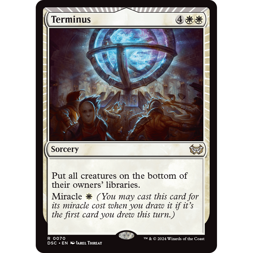 Terminus (DSC-070) - Duskmourn: House of Horror Commander: (miracle)