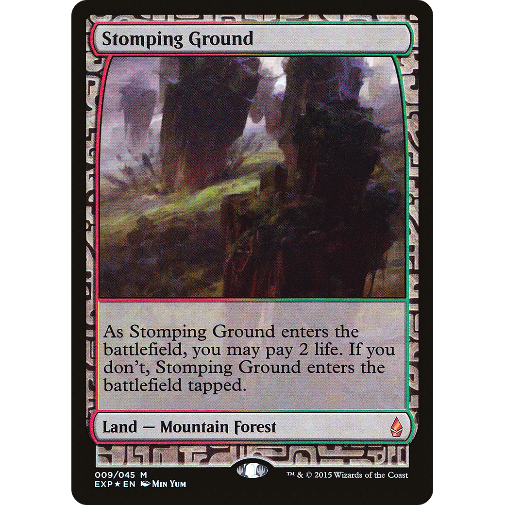 Stomping Ground (EXP-009) - Zendikar Expeditions Foil