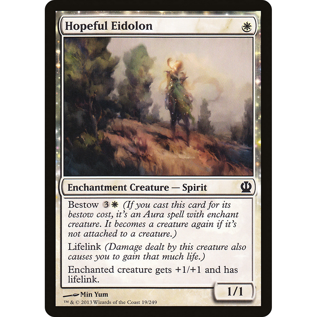 Hopeful Eidolon (THS-019) - Theros: (enchantment)