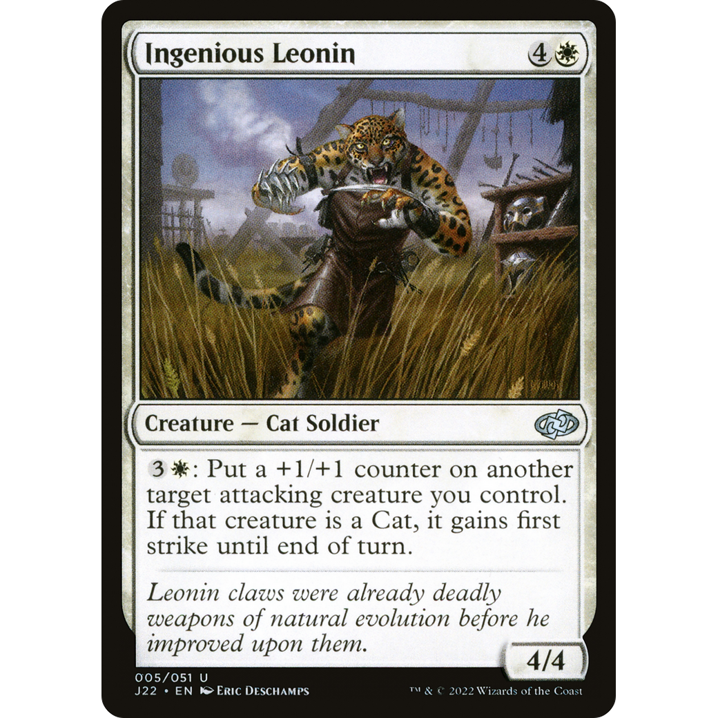Ingenious Leonin (J22-005) - Jumpstart 2022