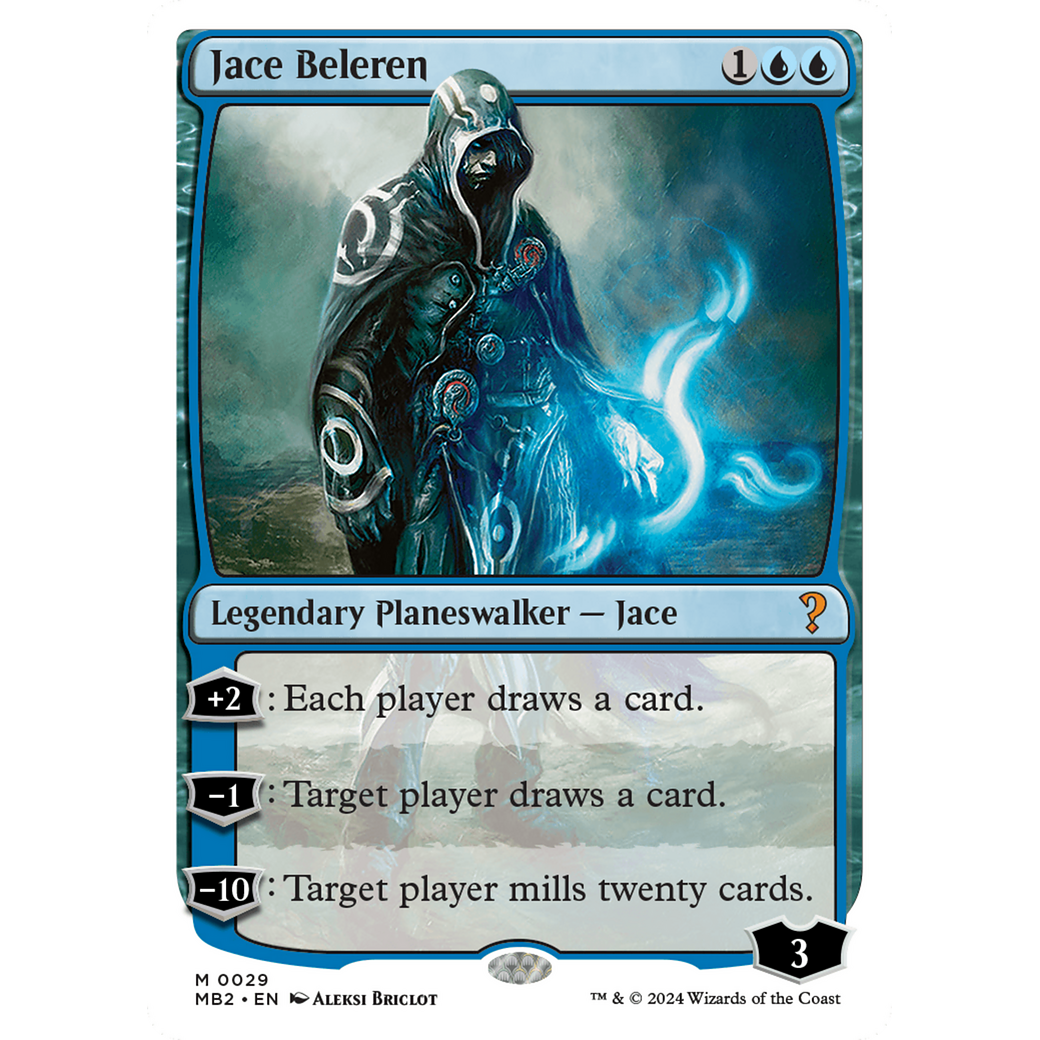 Jace Beleren (White Border) (MB2-029) - Mystery Booster 2