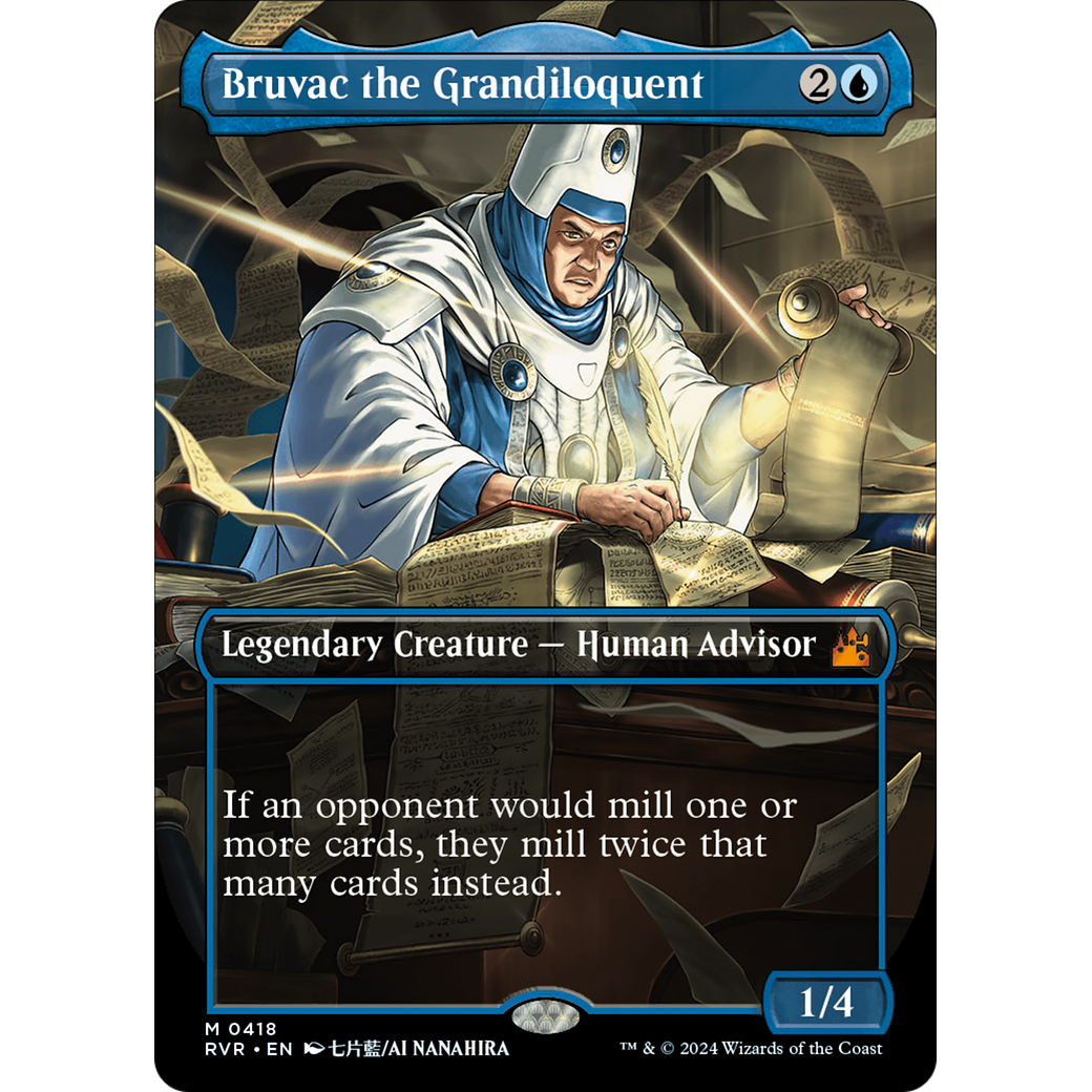 Bruvac the Grandiloquent (RVR-418) - Ravnica Remastered (Borderless)