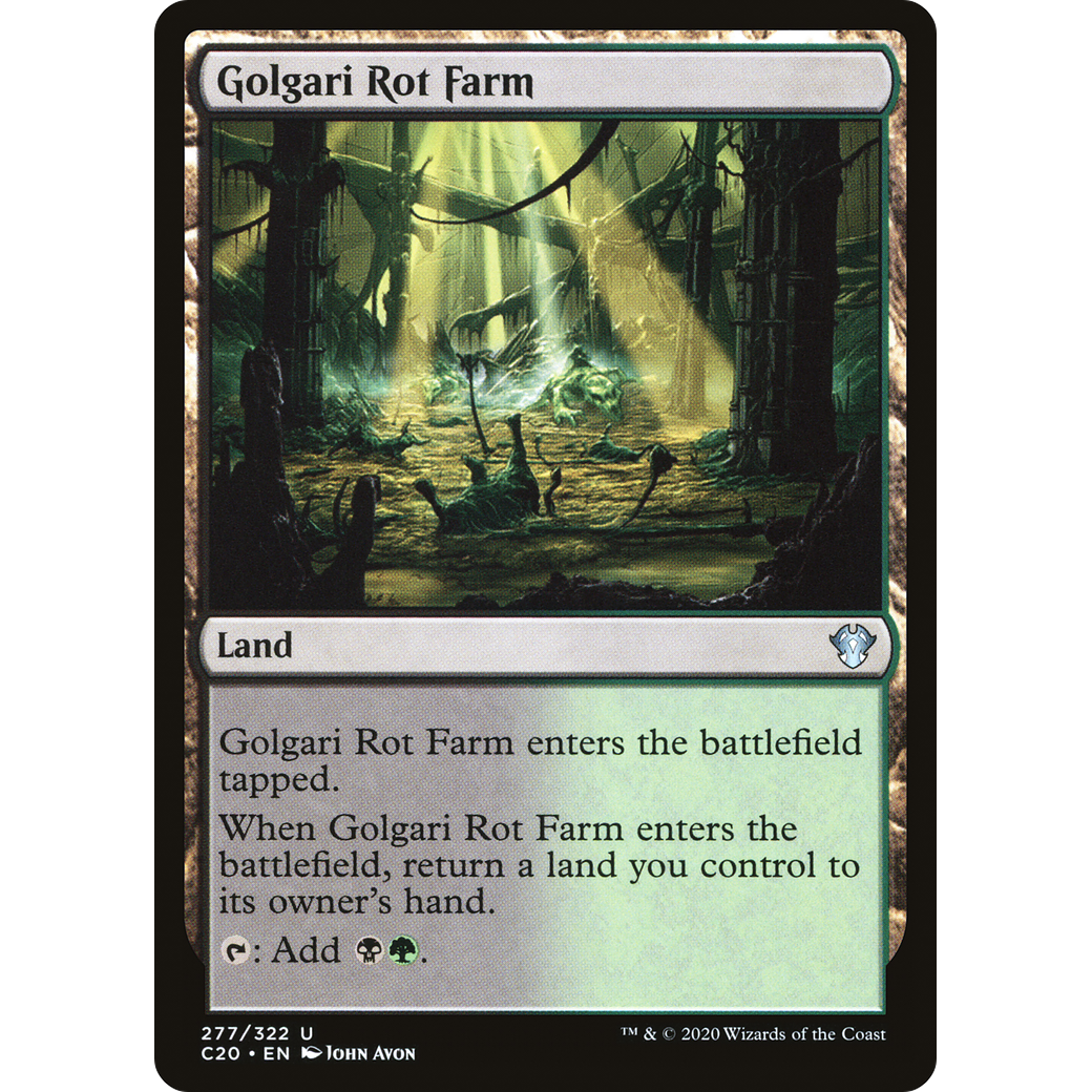 Golgari Rot Farm (C20-277) - Commander 2020