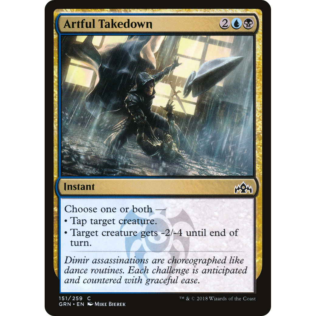 Artful Takedown (GRN-151) - Guilds of Ravnica Foil