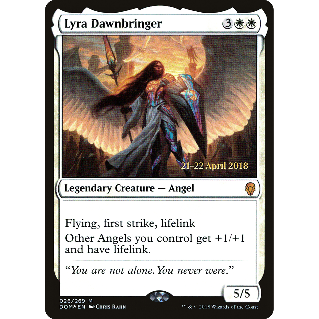 Lyra Dawnbringer (PRE-026) - Dominaria Promos Foil