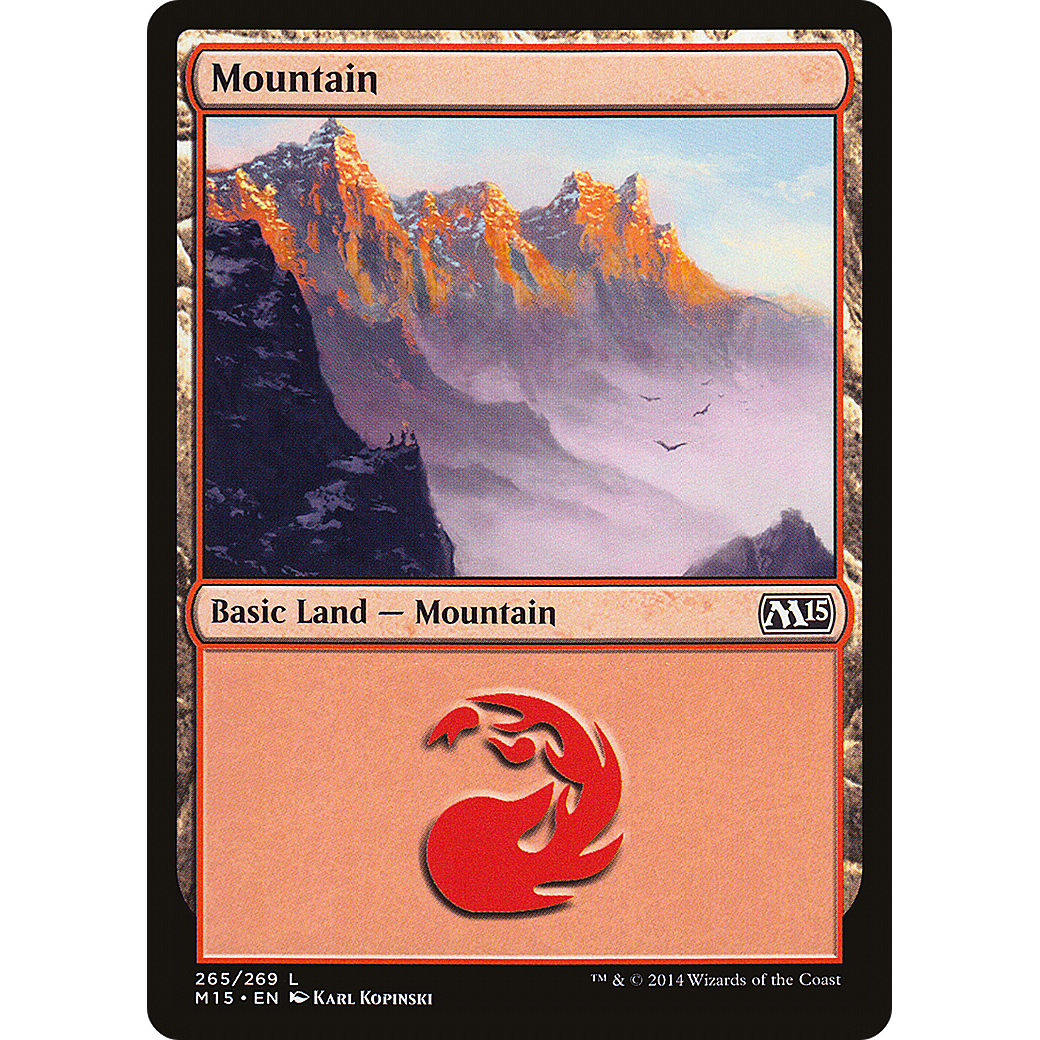 Mountain (265) (M15-265) - Magic 2015 Foil