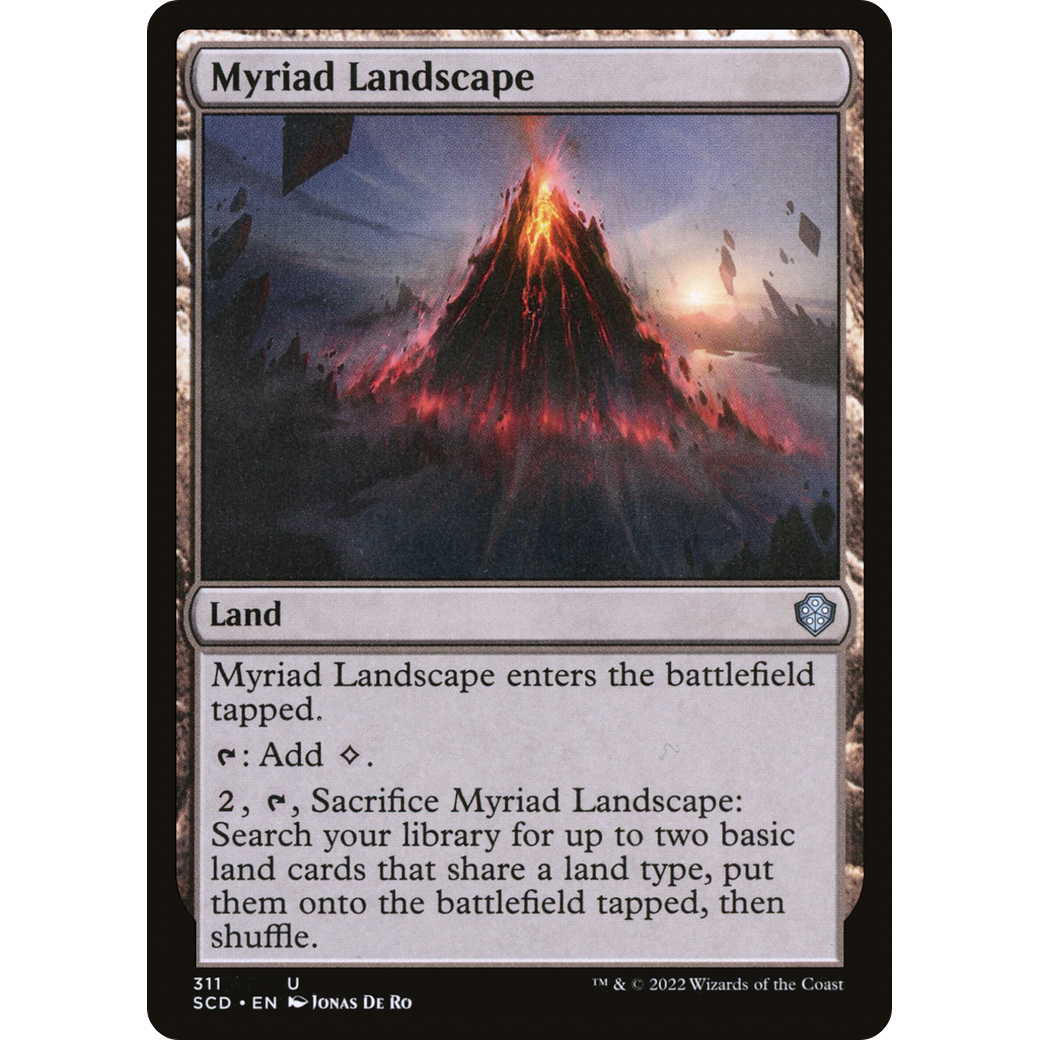 Myriad Landscape (SCD-311) - Starter Commander Decks