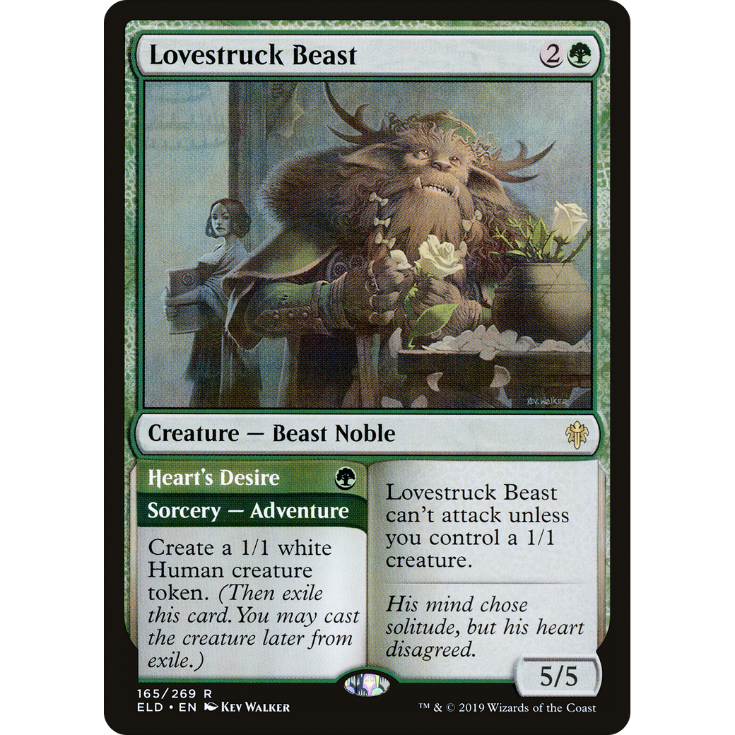 Lovestruck Beast (ELD-165) - Throne of Eldraine