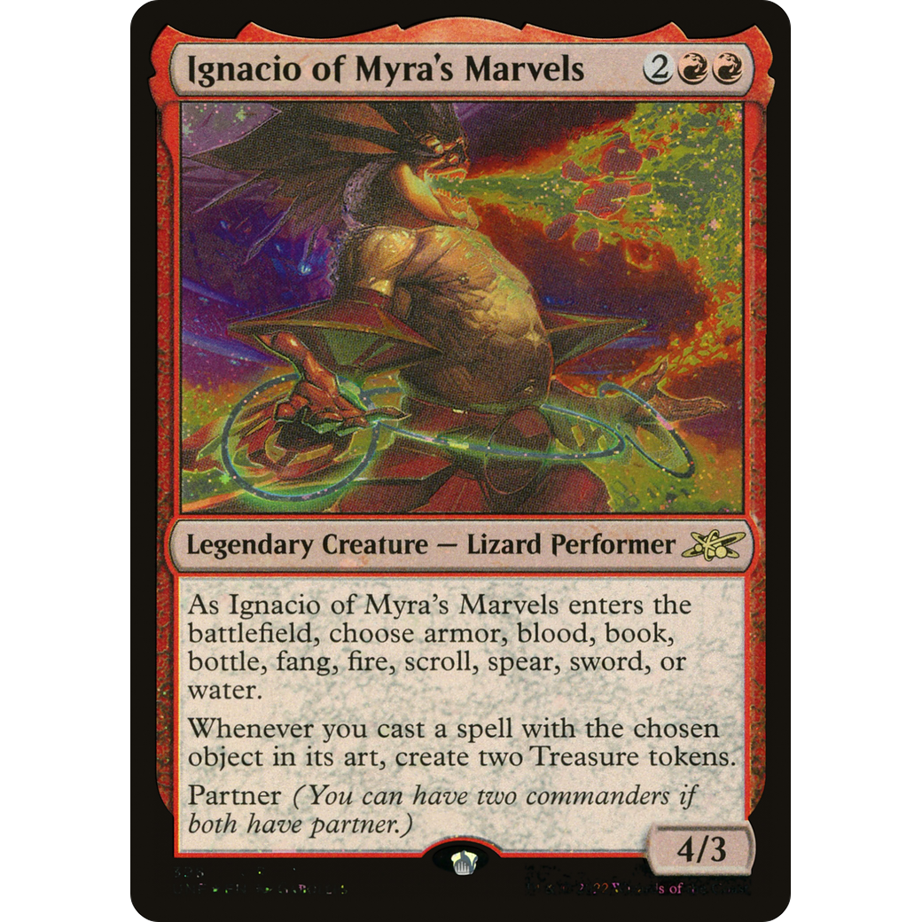 Ignacio of Myra's Marvels (Galaxy Foil) (UNF-398) - Unfinity Foil