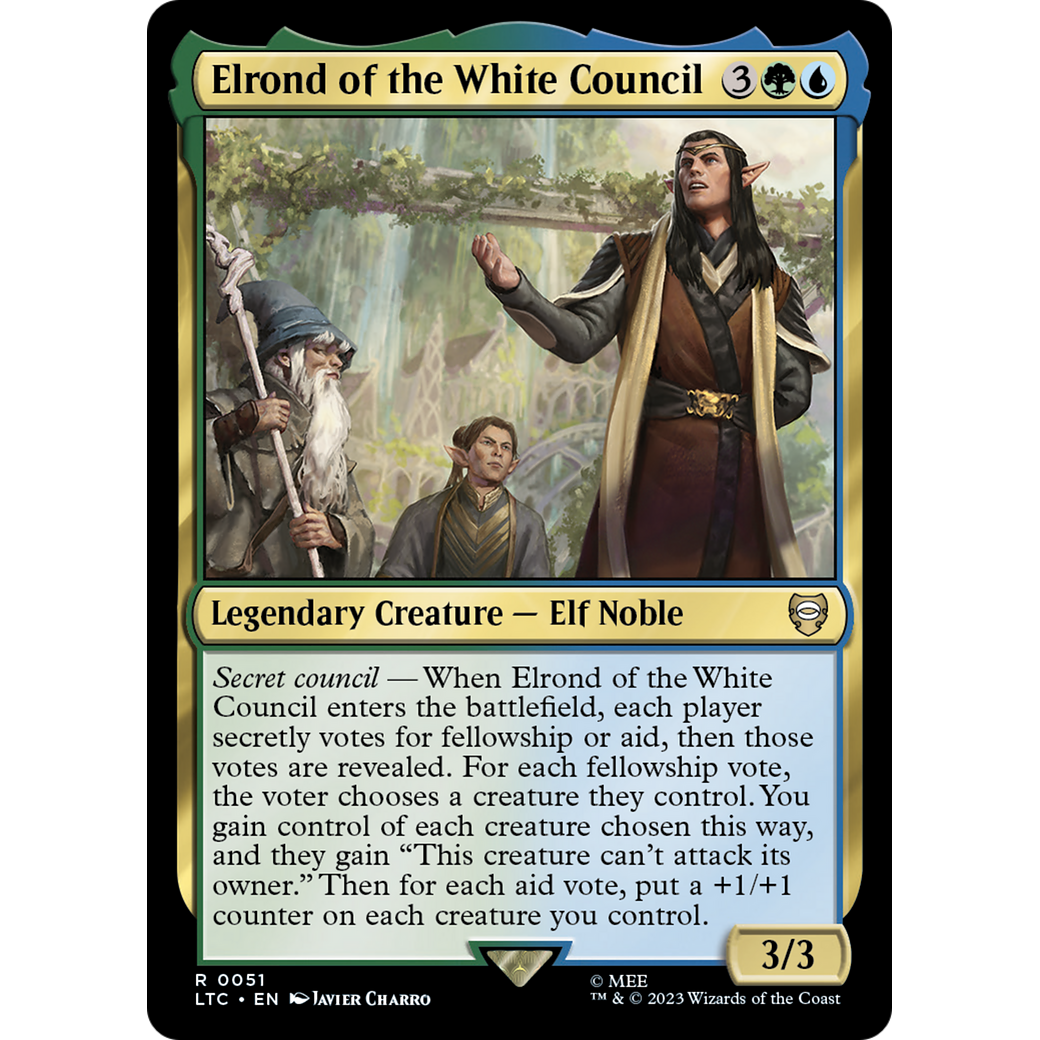 Elrond of the White Council (LTC-051) - Tales of Middle-earth Commander