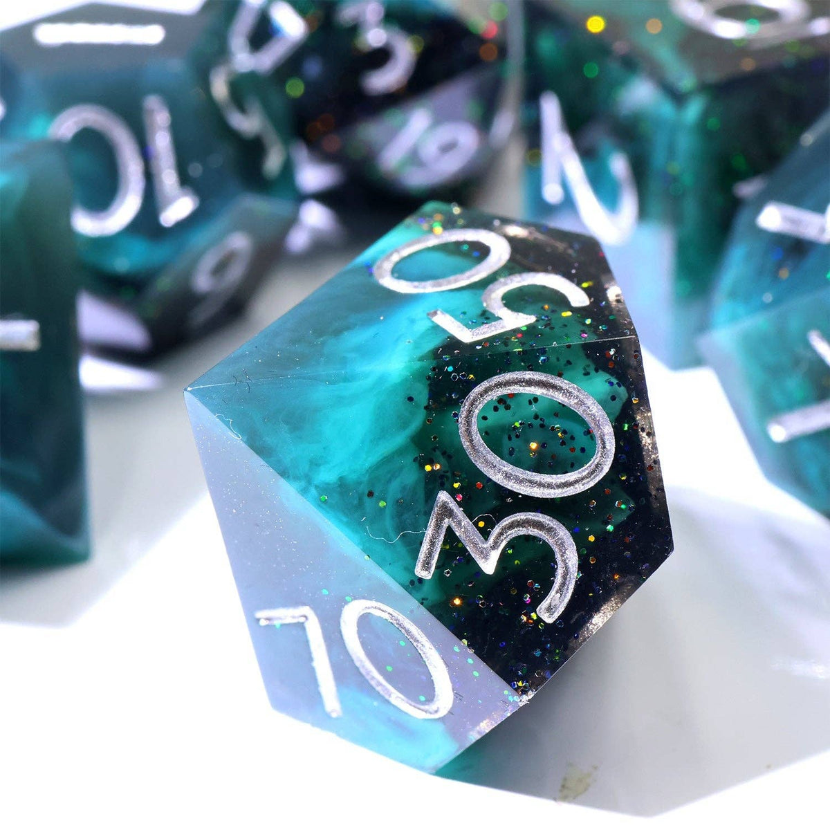 Aether 7-Piece Polyhedral Dice Set