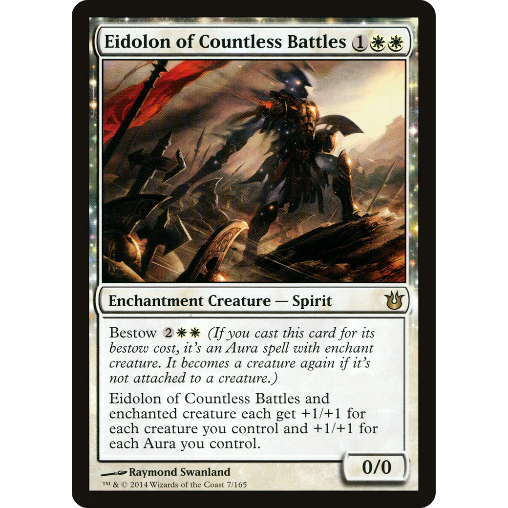 Eidolon of Countless Battles (BNG-007) - Born of the Gods: (enchantment) Foil