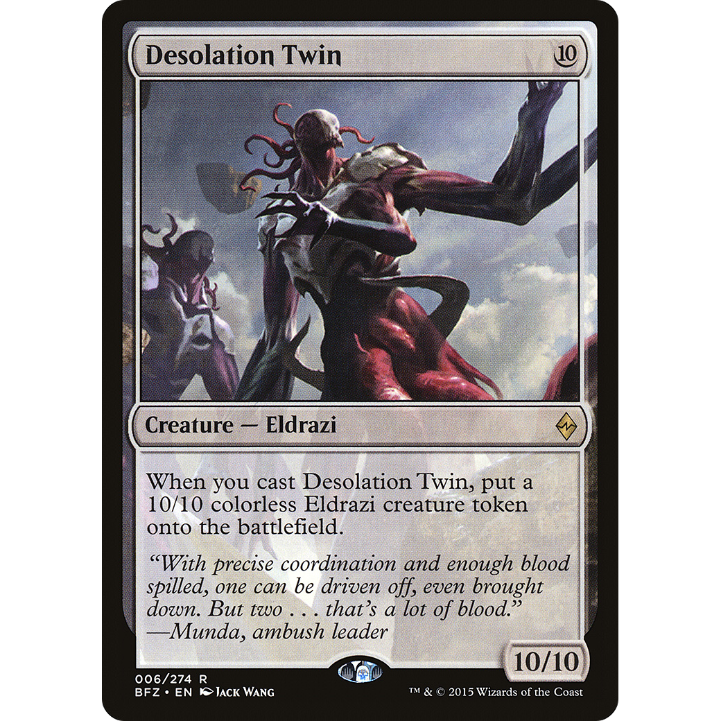 Desolation Twin (BFZ-006) - Battle for Zendikar Foil