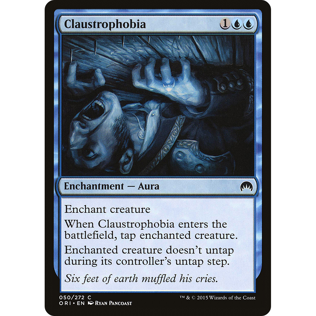 Claustrophobia (ORI-050) - Magic Origins Foil