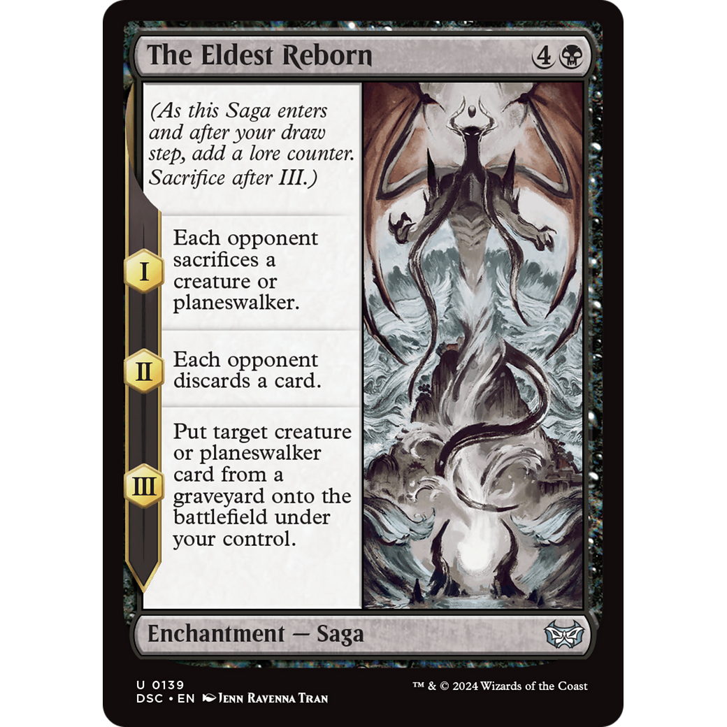 The Eldest Reborn (DSC-139) - Duskmourn: House of Horror Commander