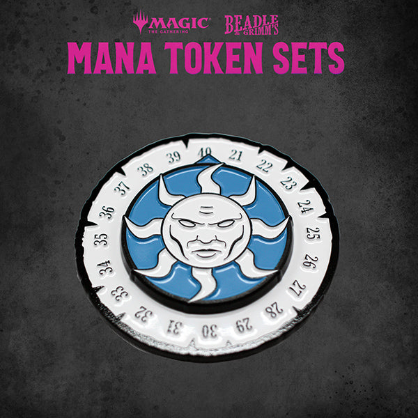 Magic: Token Set: White Mana Metal Token Set