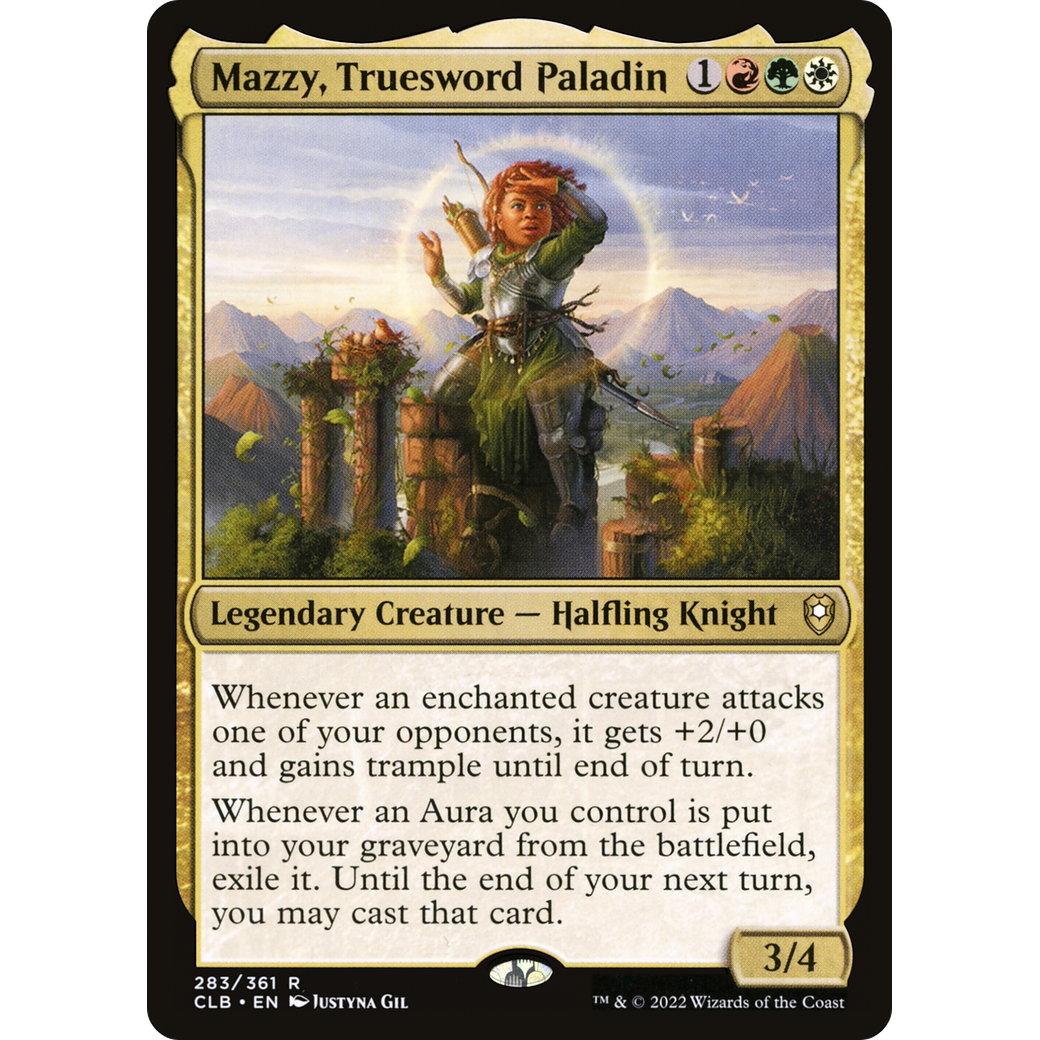 Mazzy, Truesword Paladin (CLB-283) - Commander Legends: Battle for Baldur's Gate
