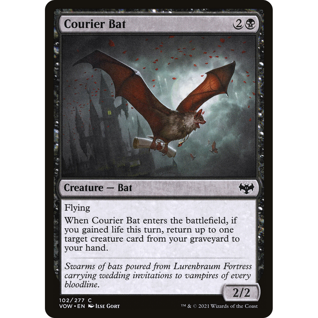 Courier Bat (VOW-102) - Innistrad: Crimson Vow
