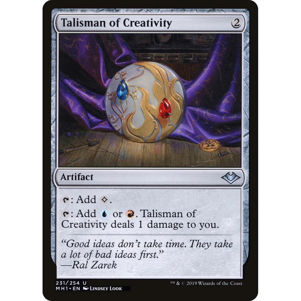 Talisman of Creativity (MH1-231) - Modern Horizons Foil