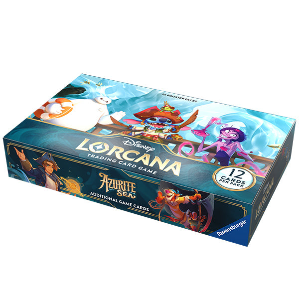 Disney Lorcana: Azurite Sea Set 6 Booster Box (24 Packs) (Pre-Order Expected Release 11/15/24)