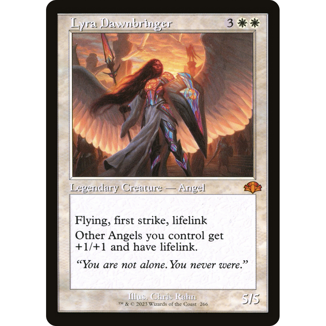 Lyra Dawnbringer (Retro Frame) (DMR-266) - Dominaria Remastered