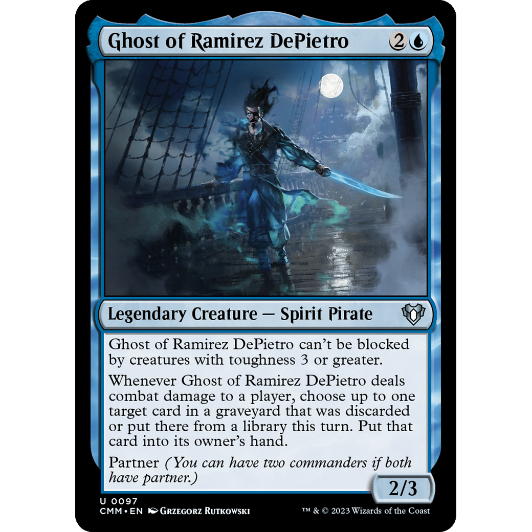 Ghost of Ramirez DePietro (CMM-097) - Commander Masters