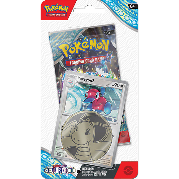 Pokemon: Stellar Crown - Checklane Blister  (Styles may vary)