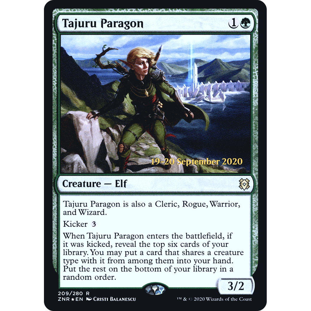 Tajuru Paragon (PRE-209) - Zendikar Rising Promos Foil