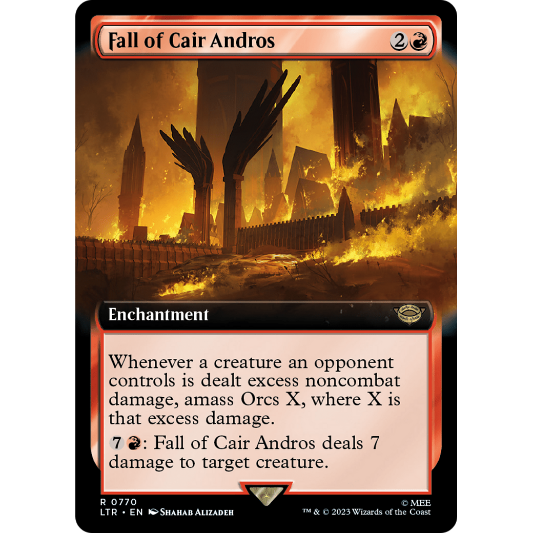 Fall of Cair Andros (LTR-770) - The Lord of the Rings: Tales of Middle-earth: (Extended Art) Foil