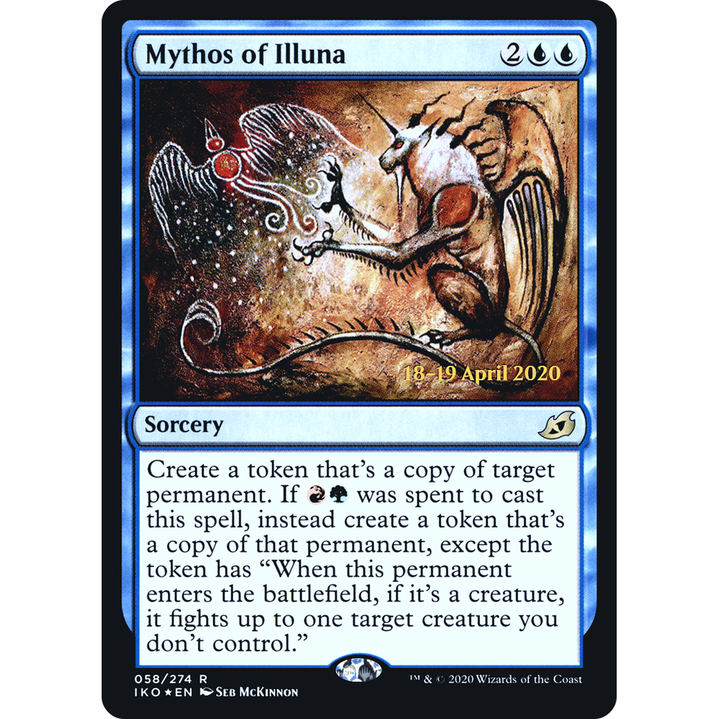 Mythos of Illuna (PRE-058) - Ikoria: Lair of Behemoths Promos Foil
