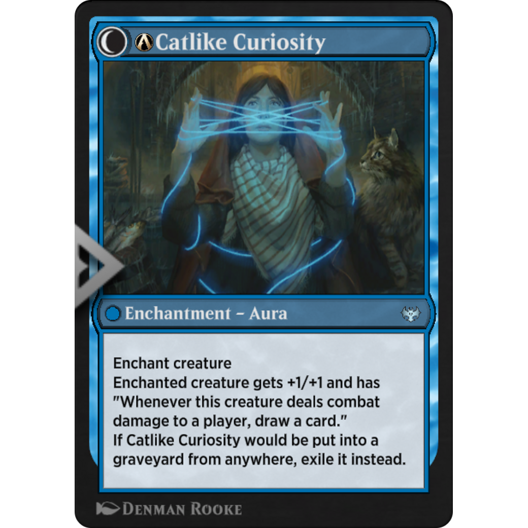 A-Mischievous Catgeist // A-Catlike Curiosity (VOW-A-69) - Innistrad: Crimson Vow: (Double Faced Transform)