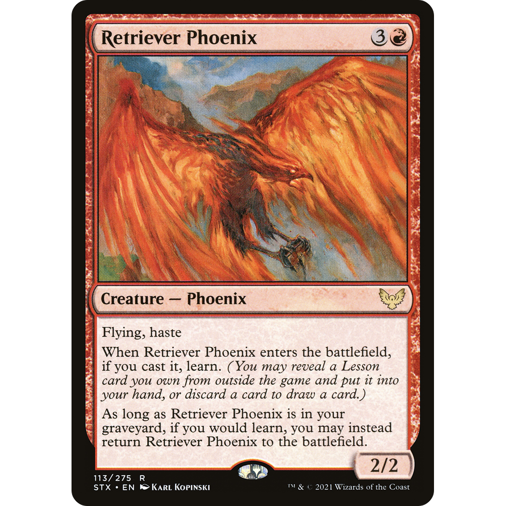 Retriever Phoenix (STX-113) - Strixhaven: School of Mages
