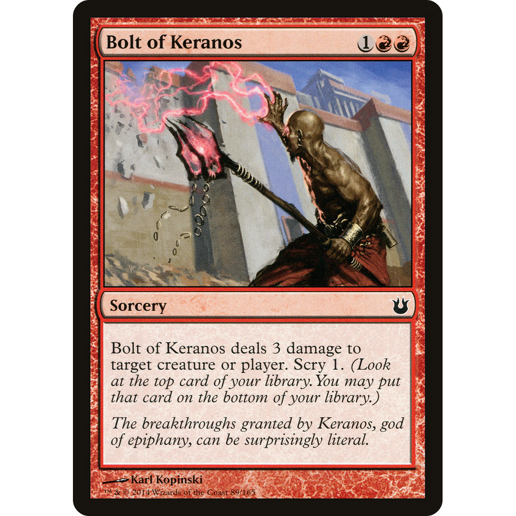 Bolt of Keranos (BNG-089) - Born of the Gods Foil