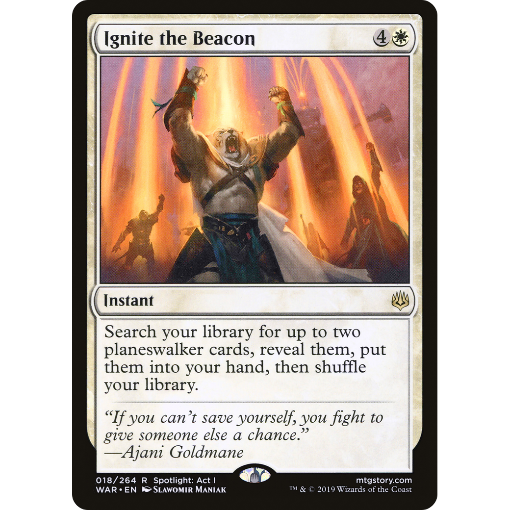 Ignite the Beacon (WAR-018) - War of the Spark Foil