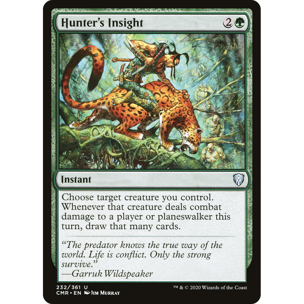 Hunter's Insight (CMR-232) - Commander Legends Foil