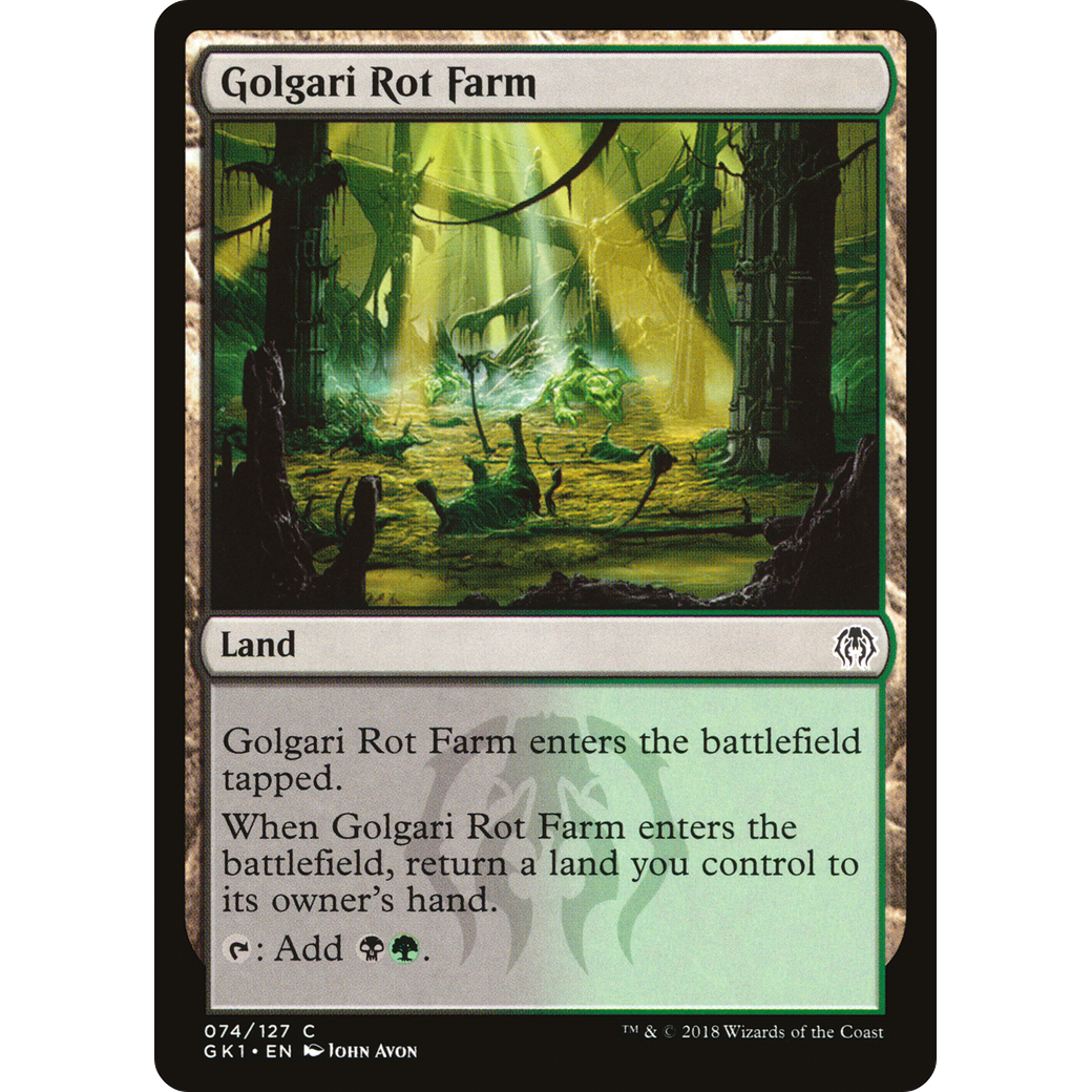 Golgari Rot Farm (GR1-074) - GRN Guild Kit