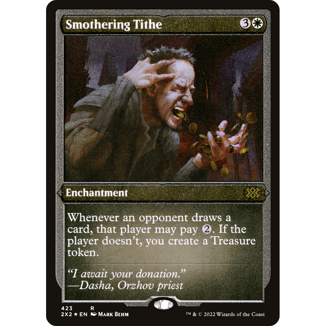 Smothering Tithe (Foil Etched) (2X2-423) - Double Masters 2022 Foil