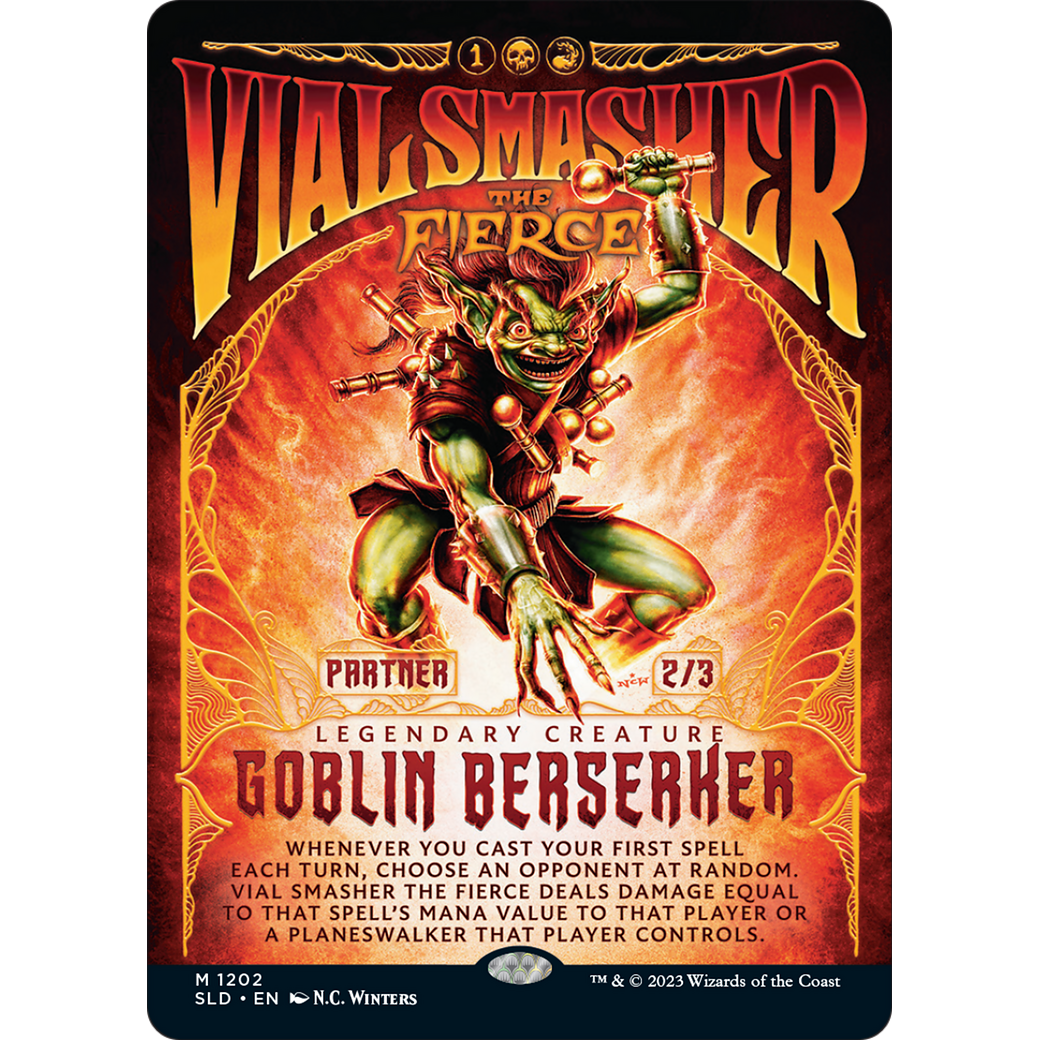 Vial Smasher the Fierce (SLD-1202) - Secret Lair Drop (Borderless) Foil