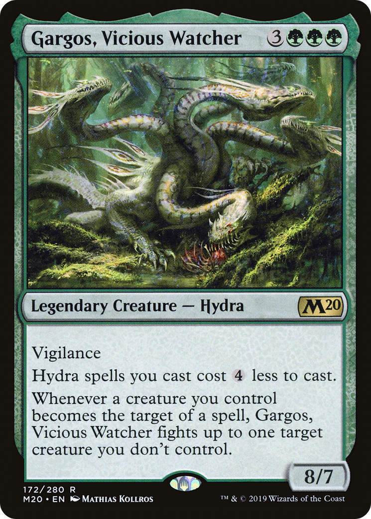 Gargos, Vicious Watcher (M20-172) - Core Set 2020 Foil