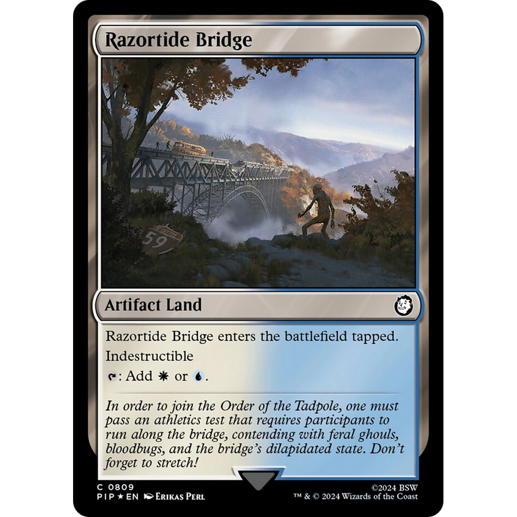 Razortide Bridge (PIP-809) - Fallout Foil