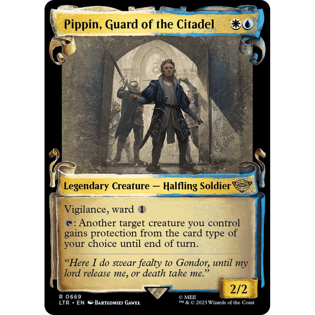 Pippin, Guard of the Citadel (LTR-669) - The Lord of the Rings: Tales of Middle-earth: (Showcase) Foil