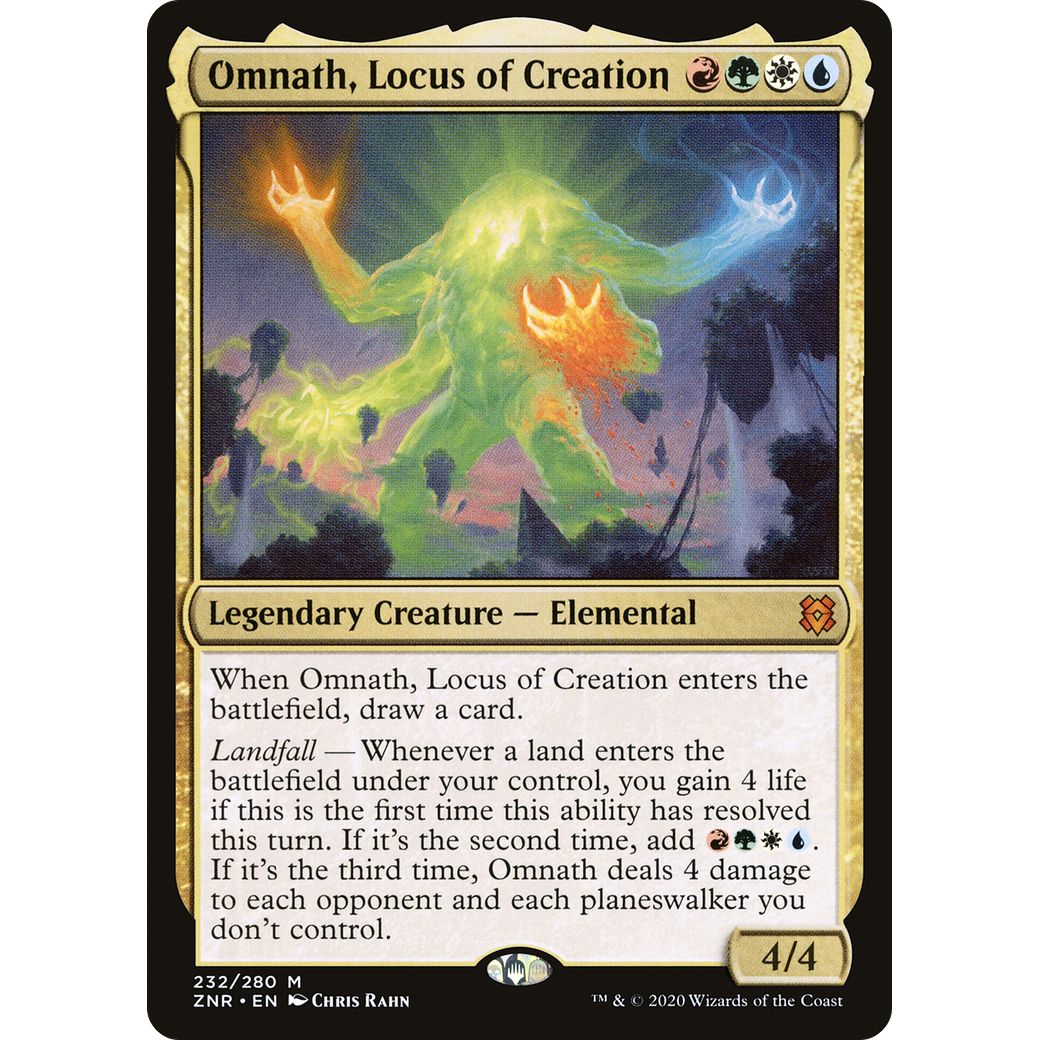 Omnath, Locus of Creation (ZNR-232) - Zendikar Rising