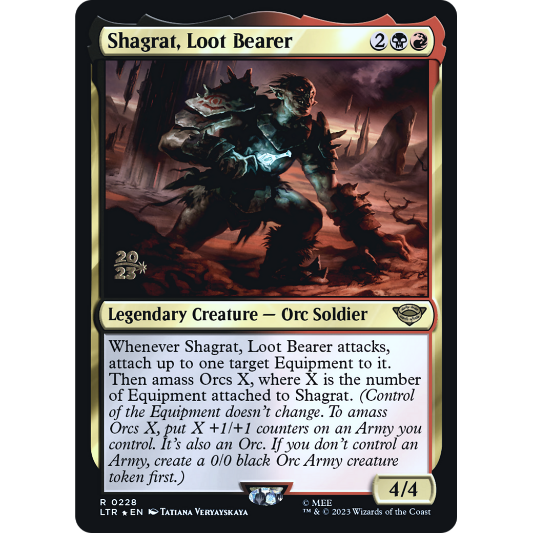 Shagrat, Loot Bearer (PRE-228S) - Tales of Middle-earth Promos Foil