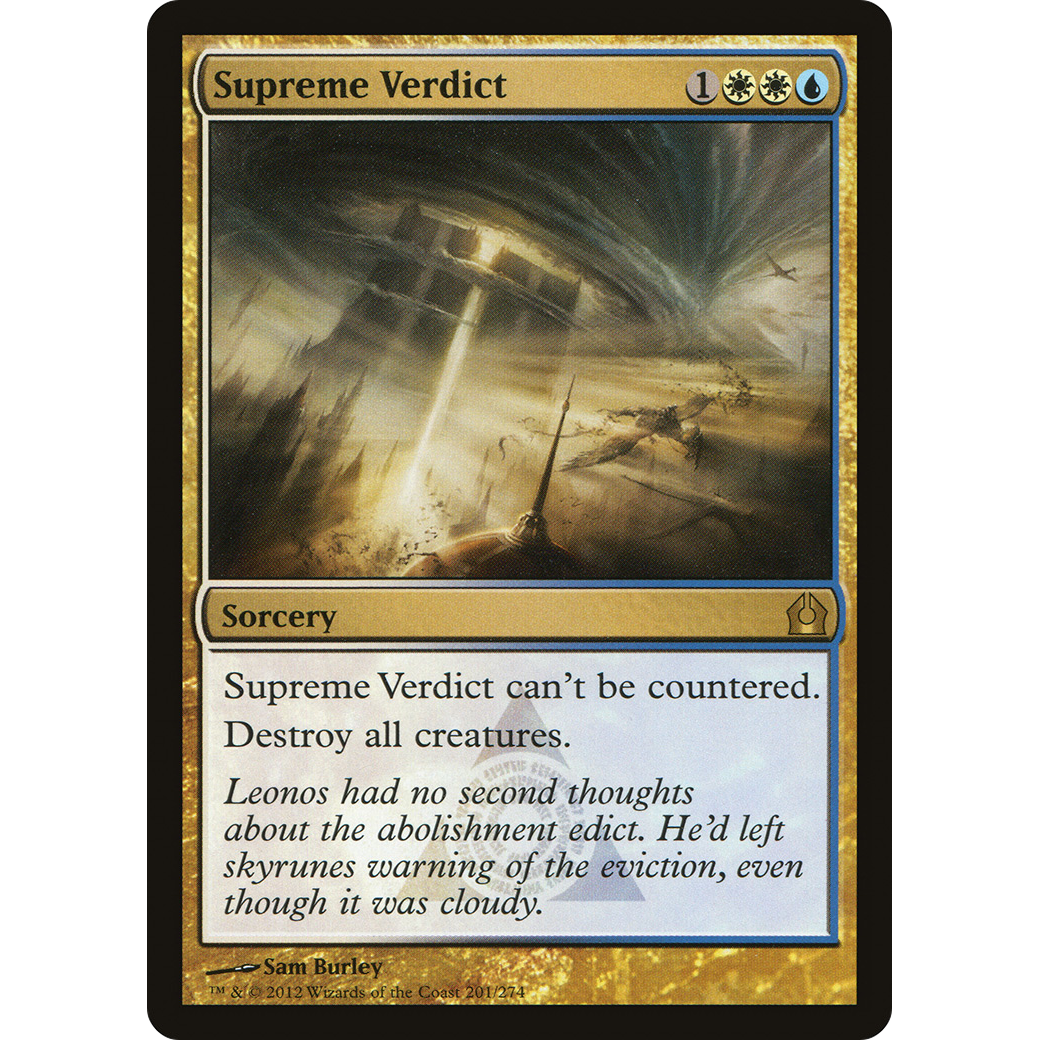 Supreme Verdict (RTR-201) - Return to Ravnica