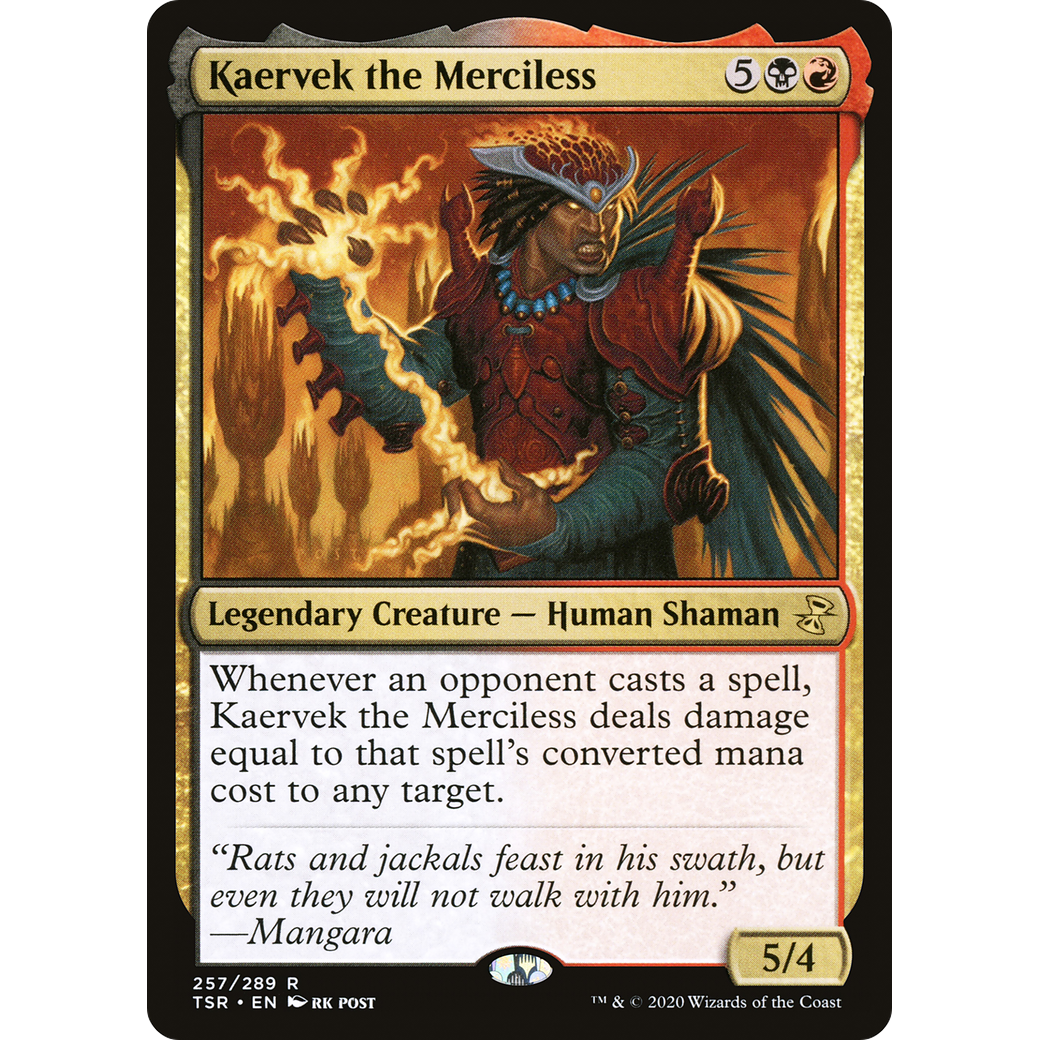 Kaervek the Merciless (TSR-257) - Time Spiral Remastered Foil