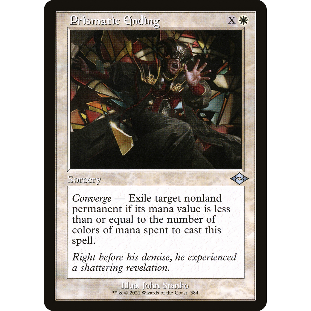 Prismatic Ending (Retro Frame) (MH2-384) - Modern Horizons 2 Foil