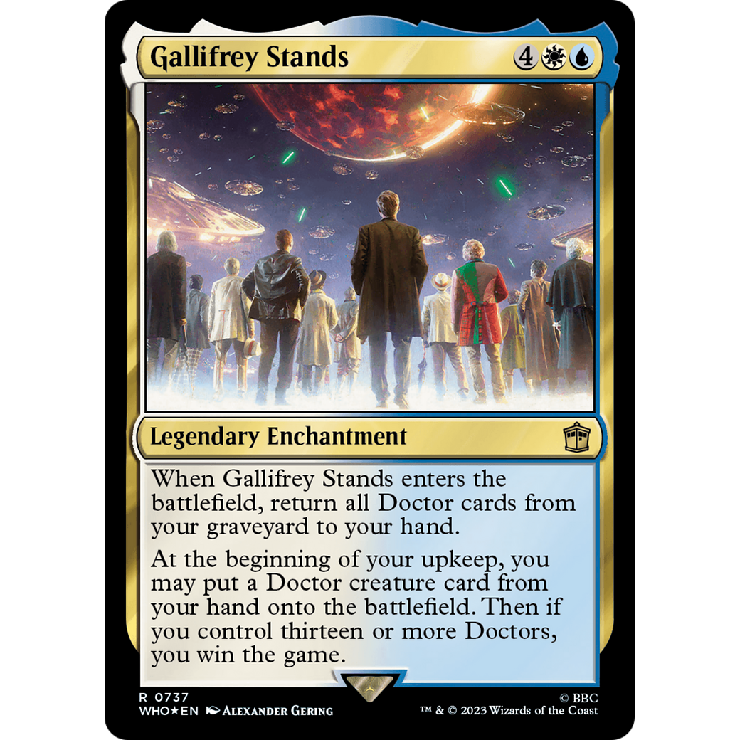 Gallifrey Stands (Surge Foil) (WHO-737) - Doctor Who Foil