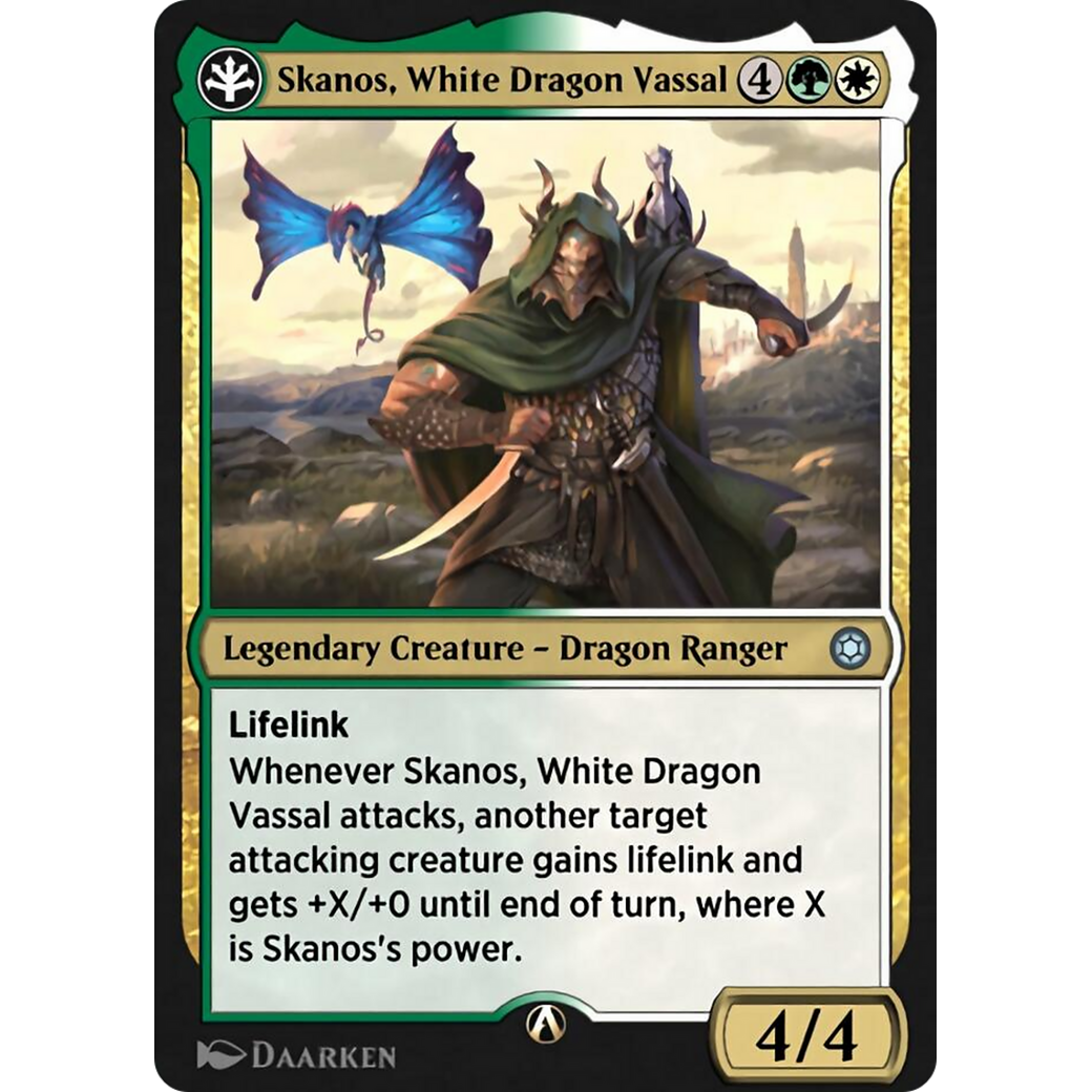 Skanos, White Dragon Vassal (HBG-18W) - Alchemy Horizons: Baldur's Gate