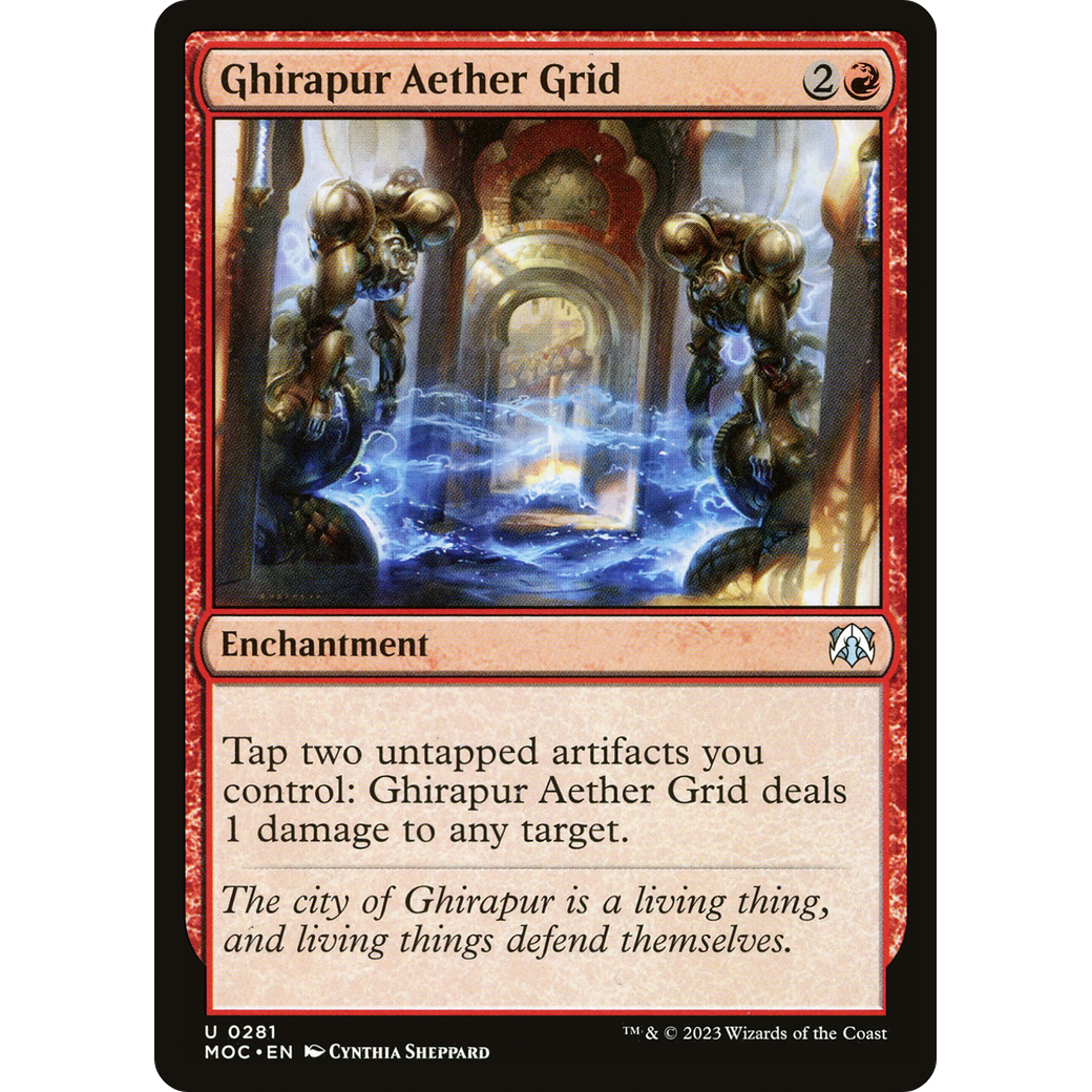 Ghirapur Aether Grid (MOC-281) - March of the Machine Commander