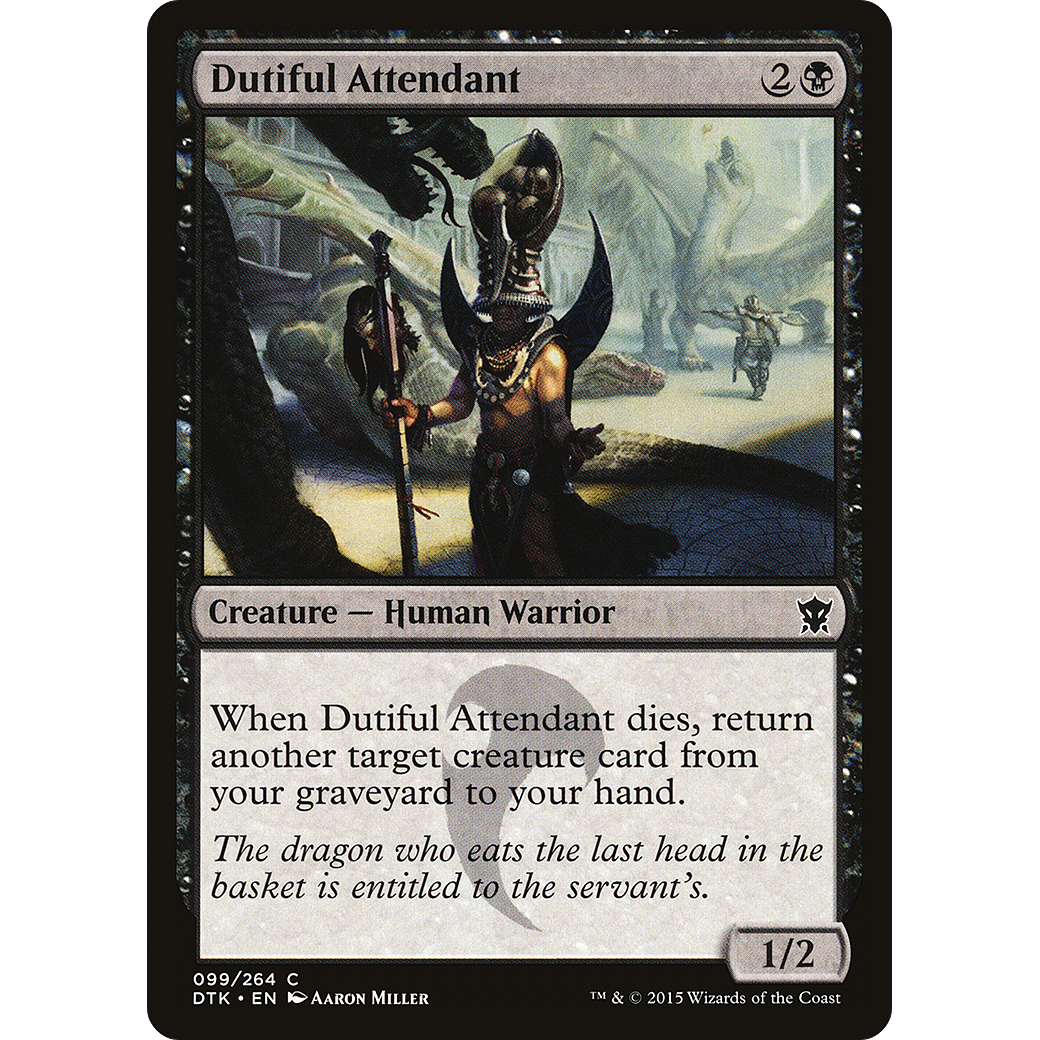 Dutiful Attendant (DTK-099) - Dragons of Tarkir